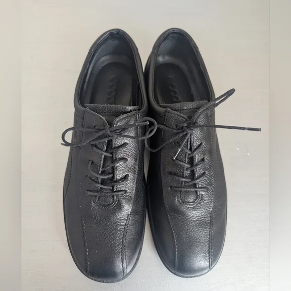 ecco super soft confort Leather  Sneaker women Sz 42 Eur - Picture 6 of 16